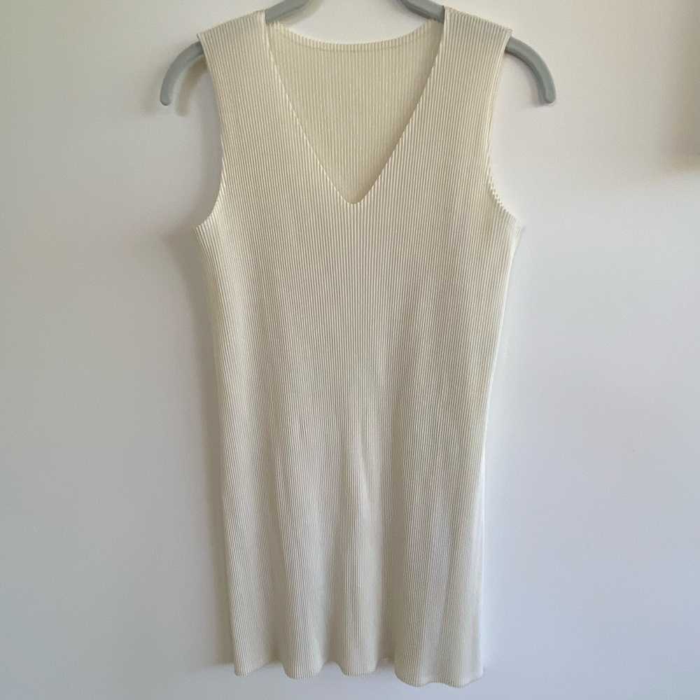 Ivory Issey Miyake Pleats Please Dress